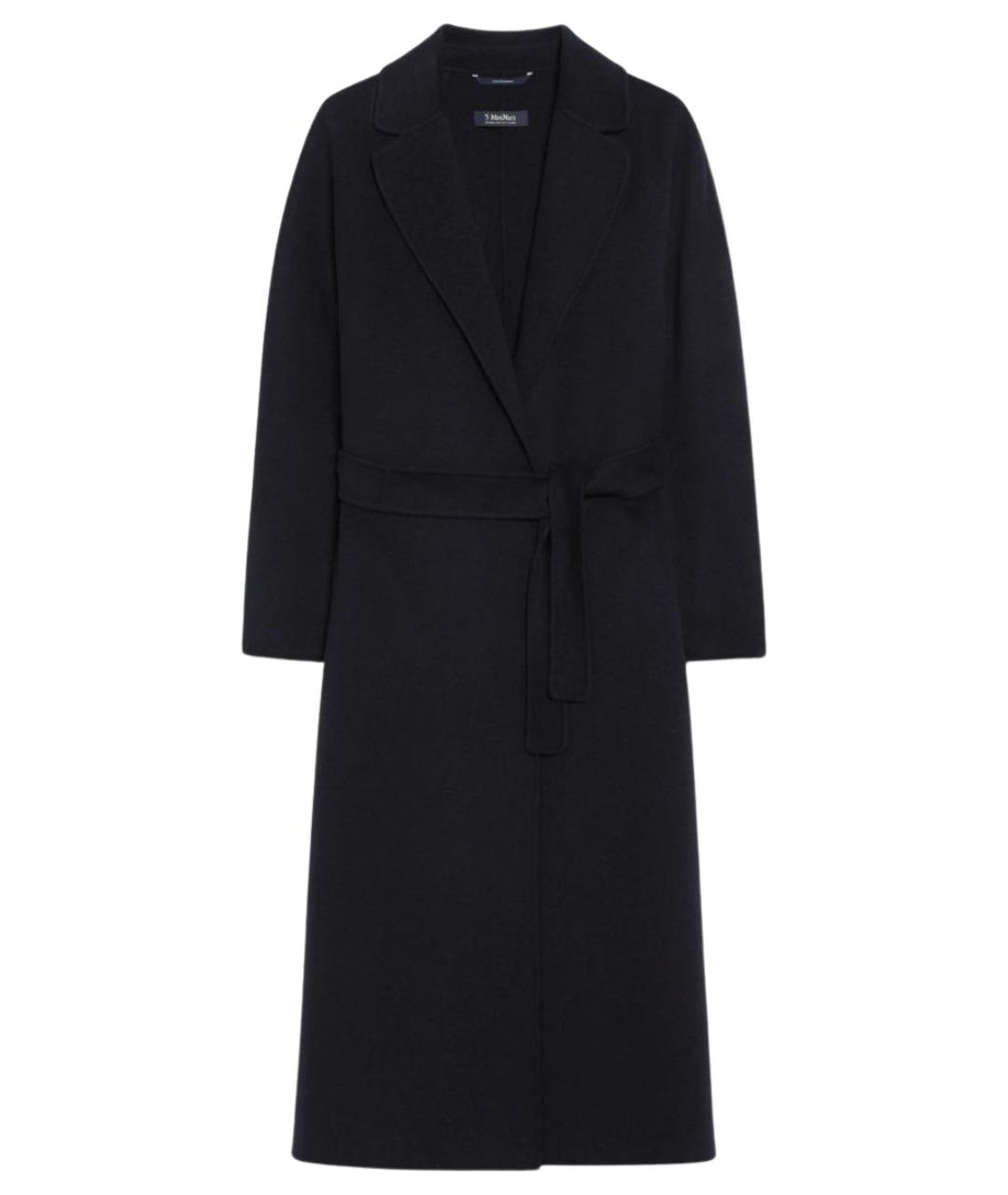 'S MAX MARA Синее шерстяное пальто, фото 1