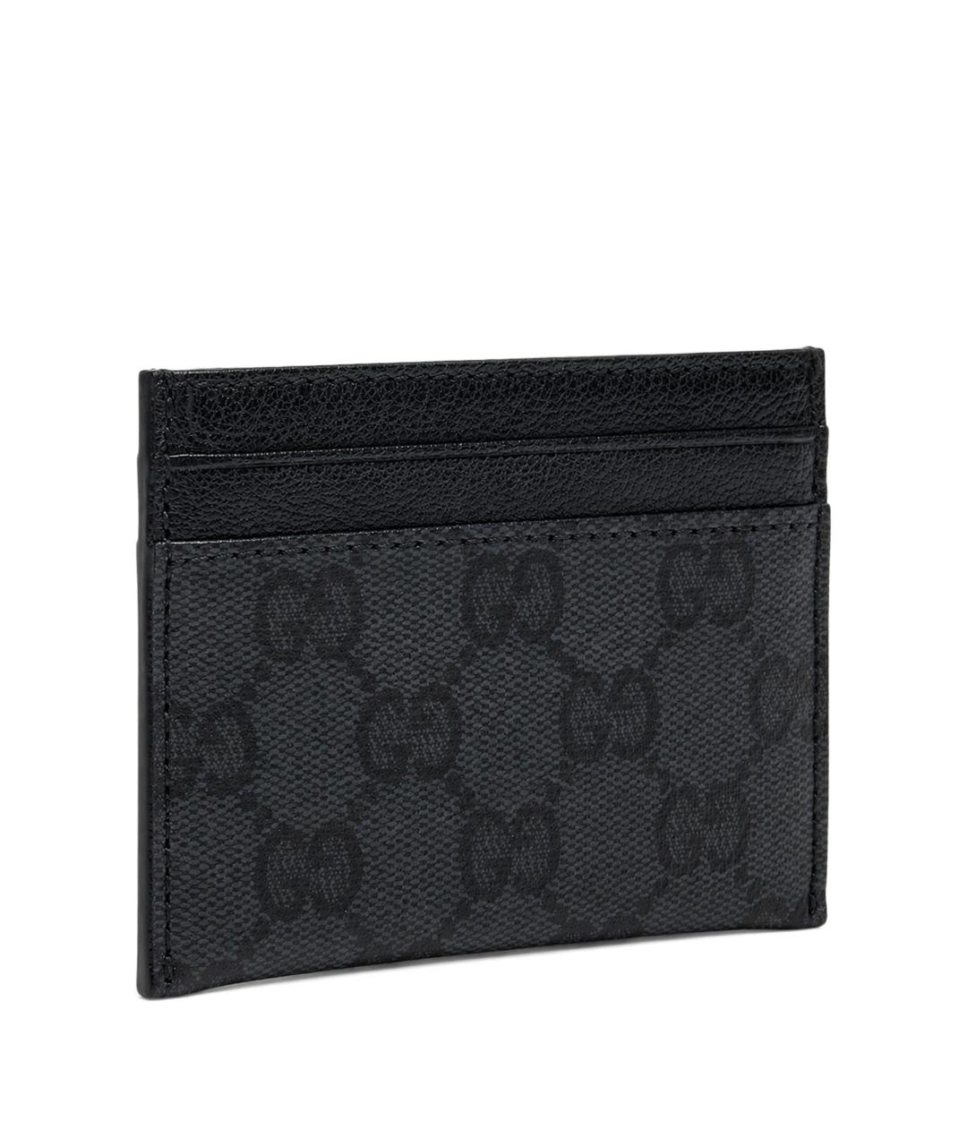 GUCCI Черный кожаный кардхолдер, фото 2