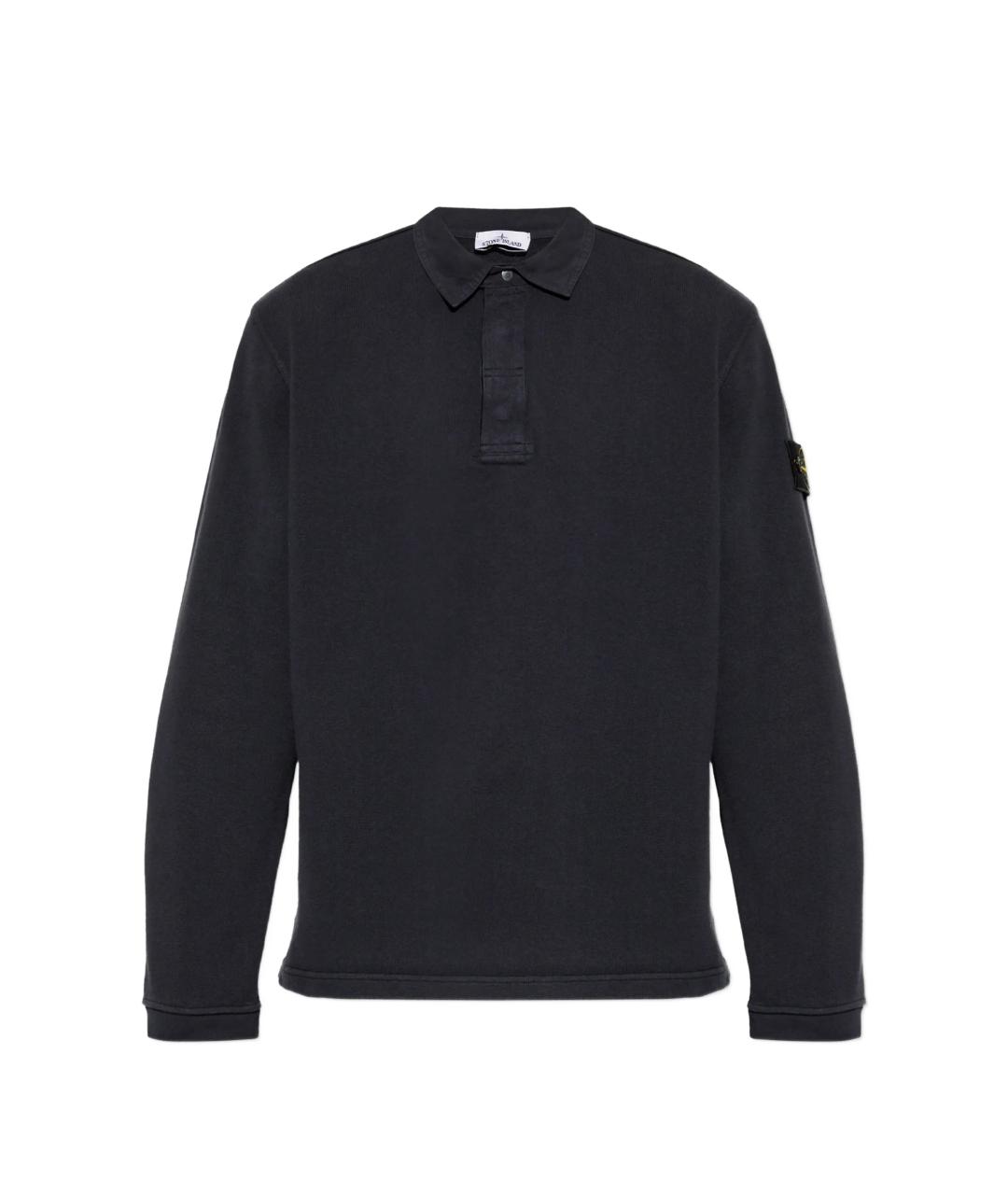 STONE ISLAND Синий хлопковый джемпер / свитер, фото 1