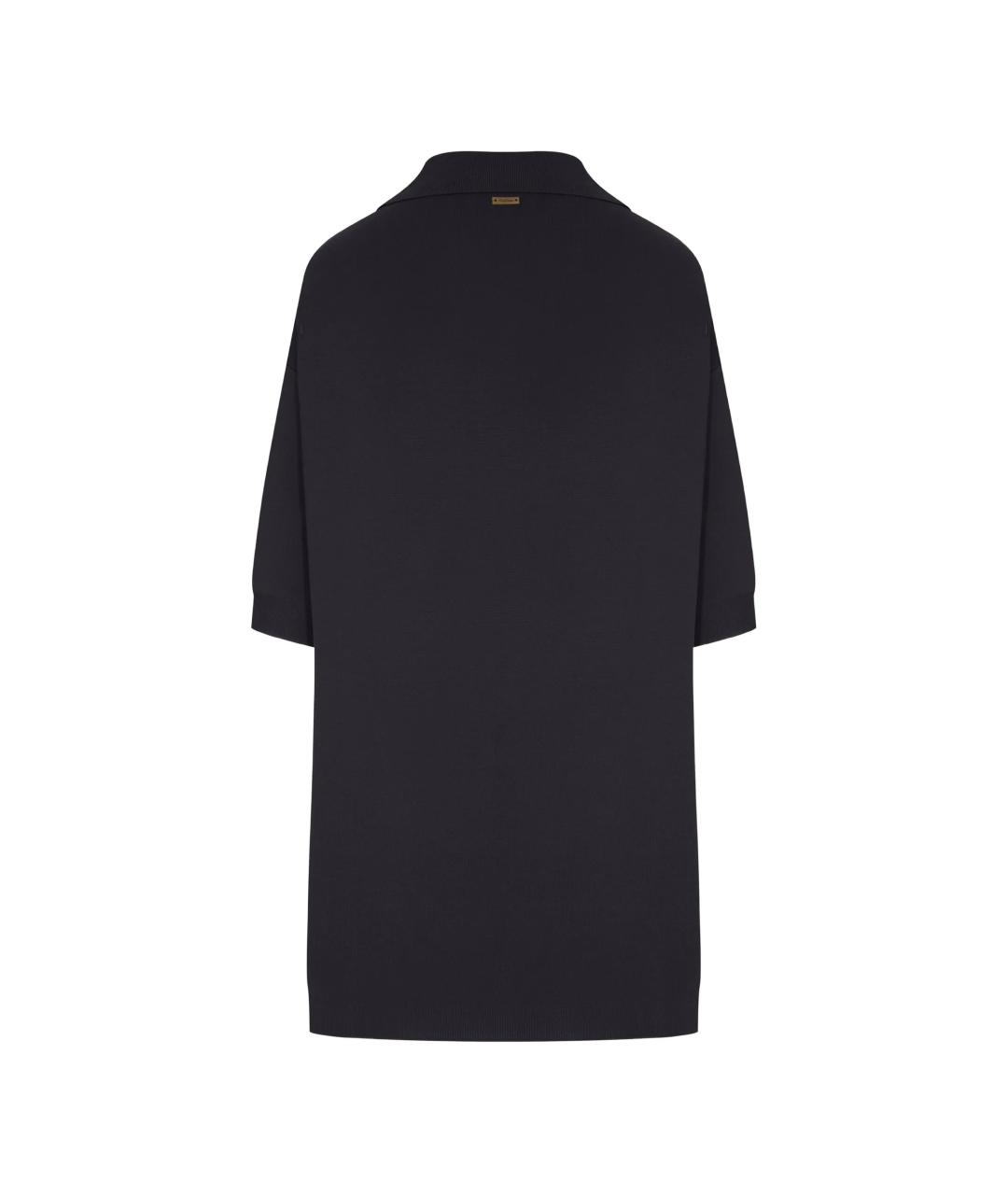 MAX MARA Черный вискозный джемпер / свитер, фото 2