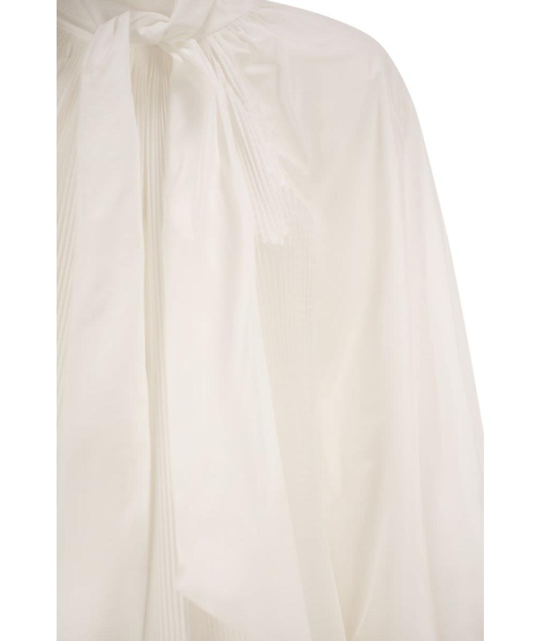 MAX MARA Белая полиэстеровая рубашка, фото 4