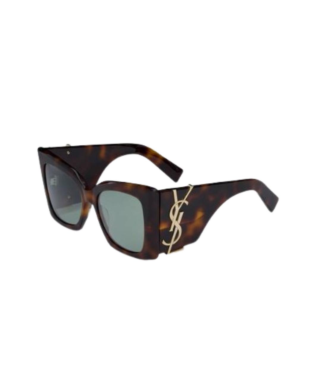 SAINT LAURENT Мульти пластиковые солнцезащитные очки, фото 1