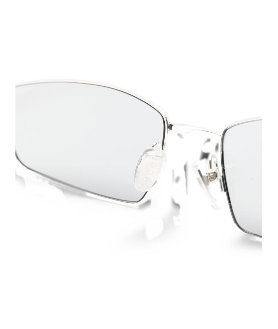 GUCCI Серебряные солнцезащитные очки, фото 2