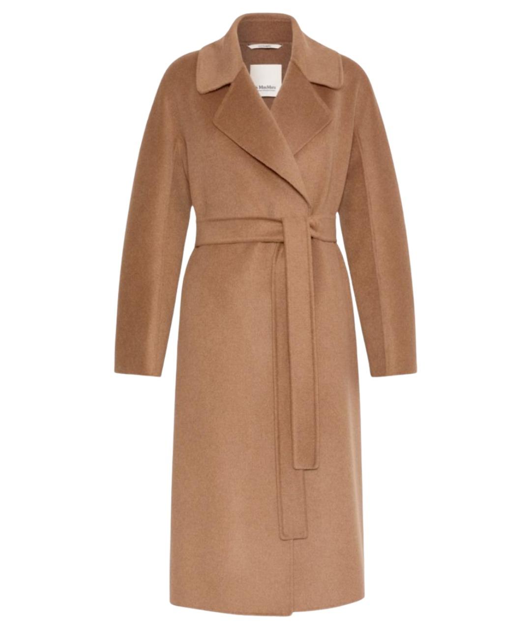 MAX MARA Бежевое шерстяное пальто, фото 1