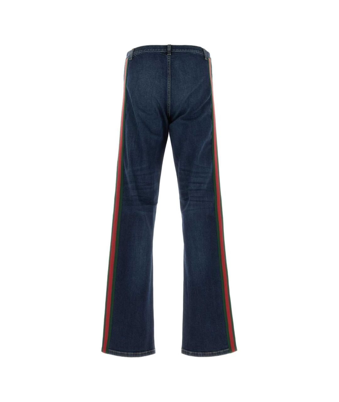 GUCCI Синие хлопковые джинсы, фото 2