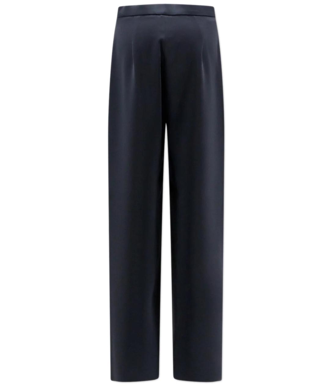 MAX MARA Синие прямые брюки, фото 2