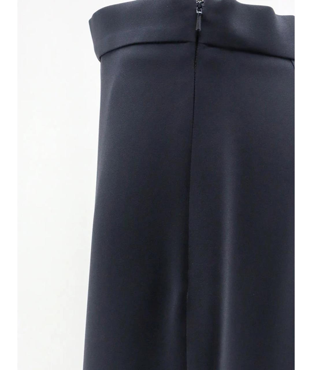 MAX MARA Синие прямые брюки, фото 3