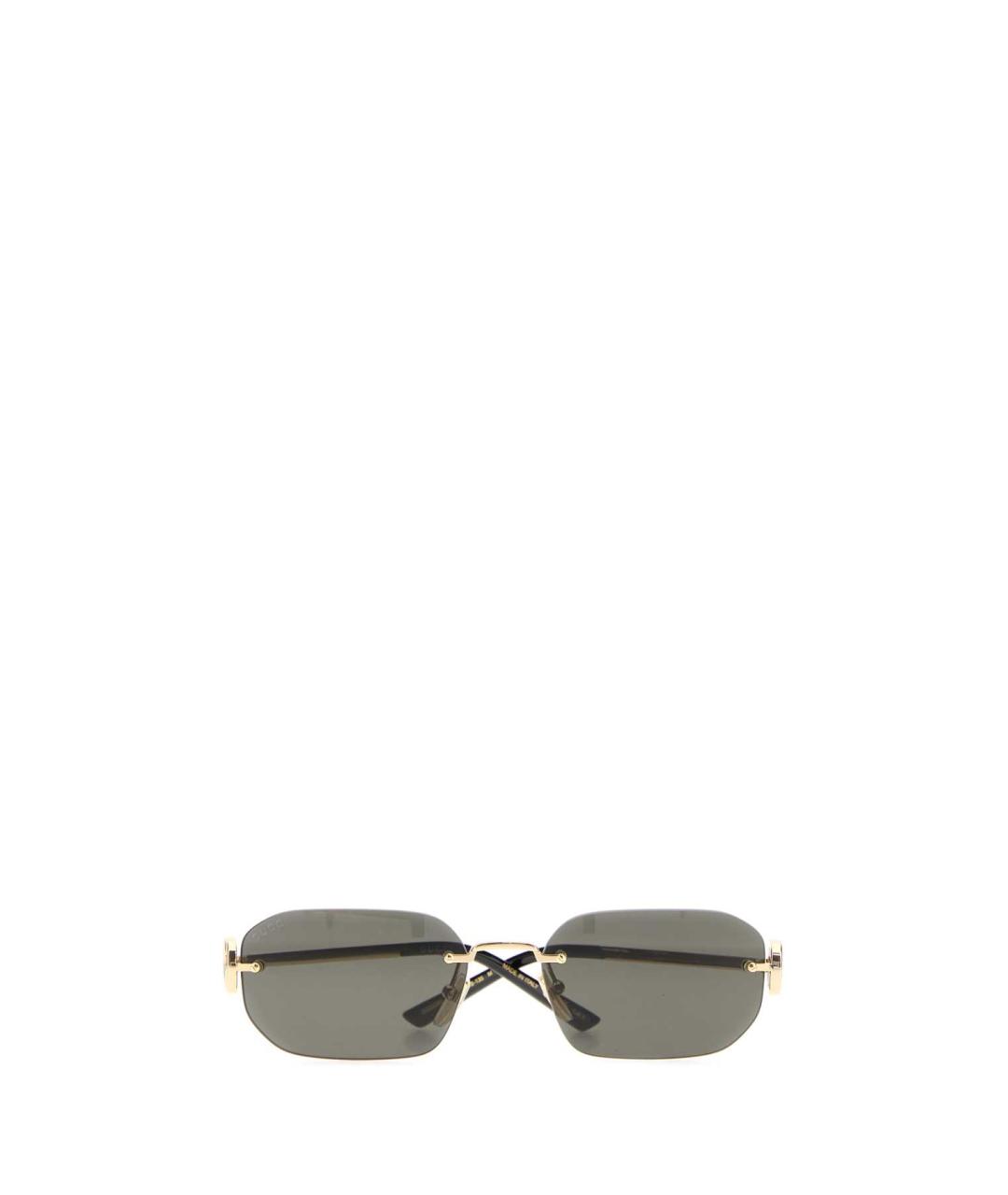 GUCCI Золотые солнцезащитные очки, фото 1