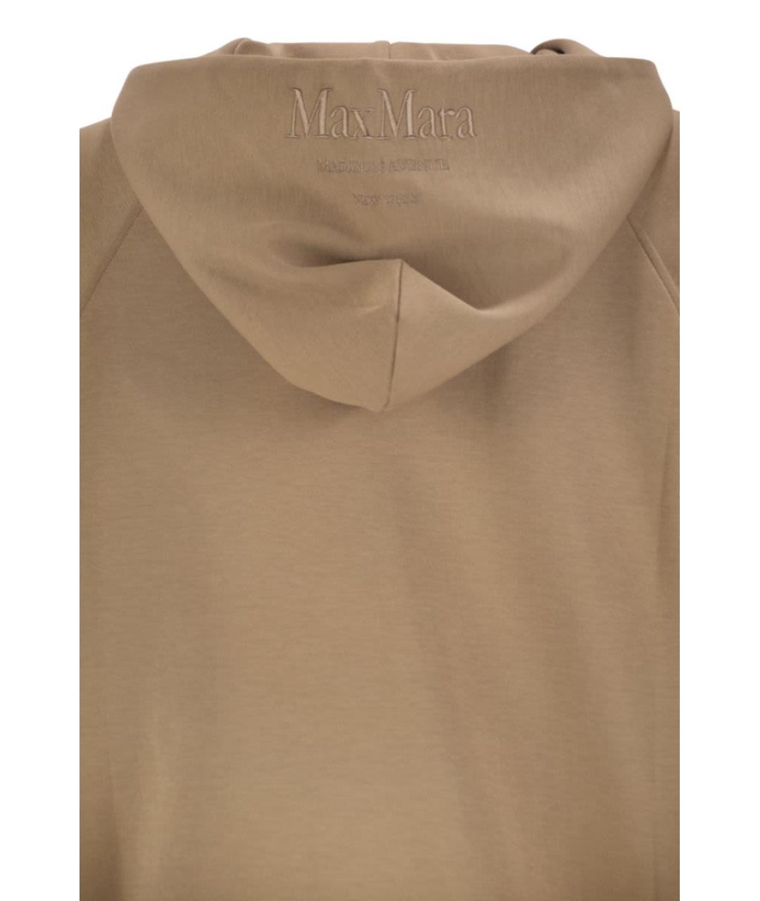 'S MAX MARA Бежевый хлопковый джемпер / свитер, фото 4