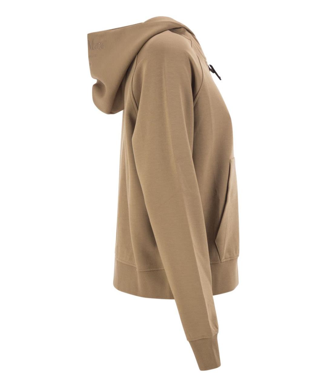 'S MAX MARA Бежевый хлопковый джемпер / свитер, фото 3