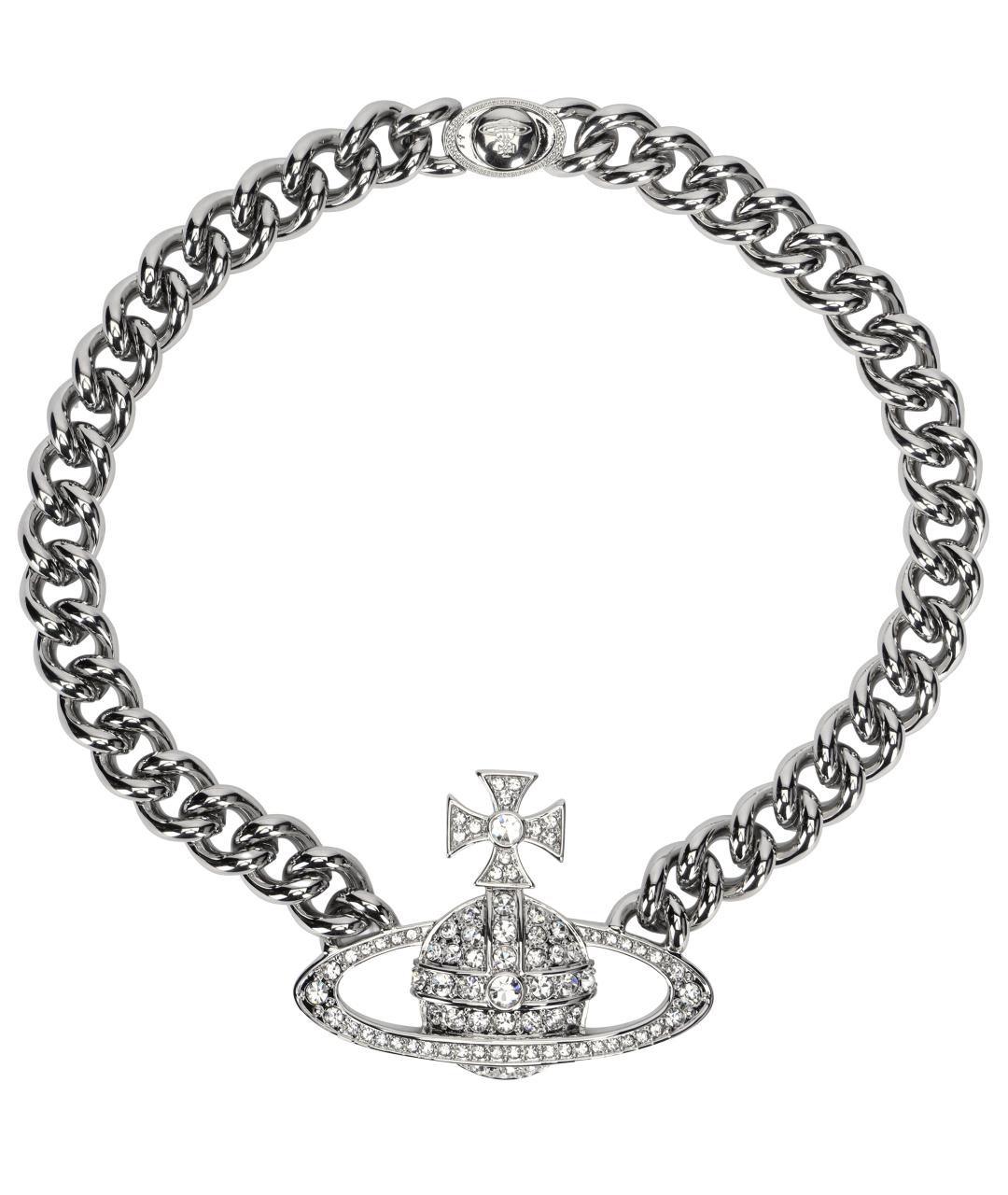 VIVIENNE WESTWOOD Серебряная металлическая цепочка, фото 1