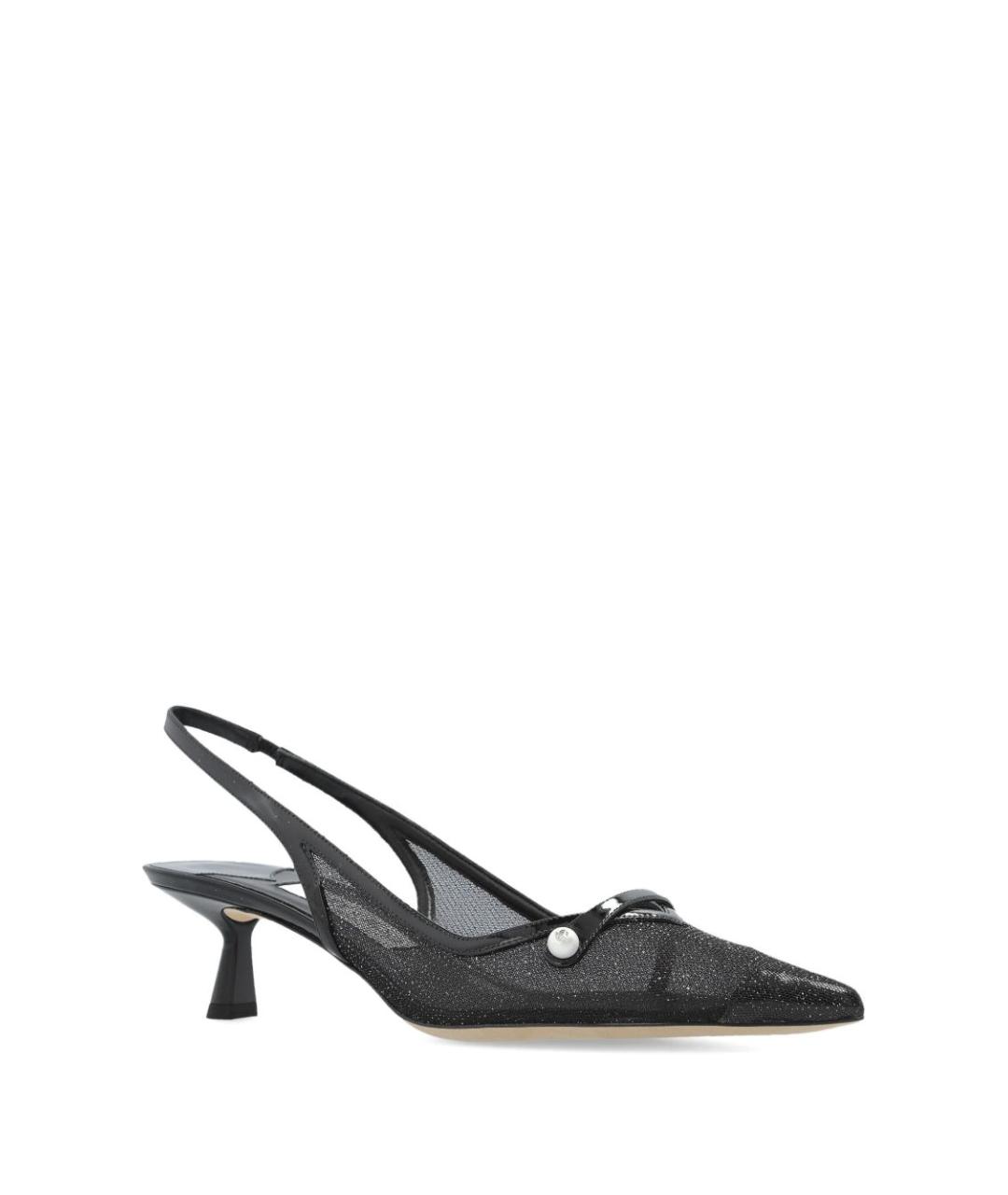 JIMMY CHOO Черные текстильные туфли, фото 2