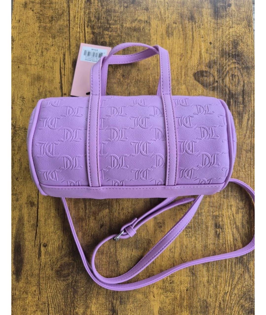 JUICY COUTURE Фиолетовая сумка с короткими ручками, фото 3
