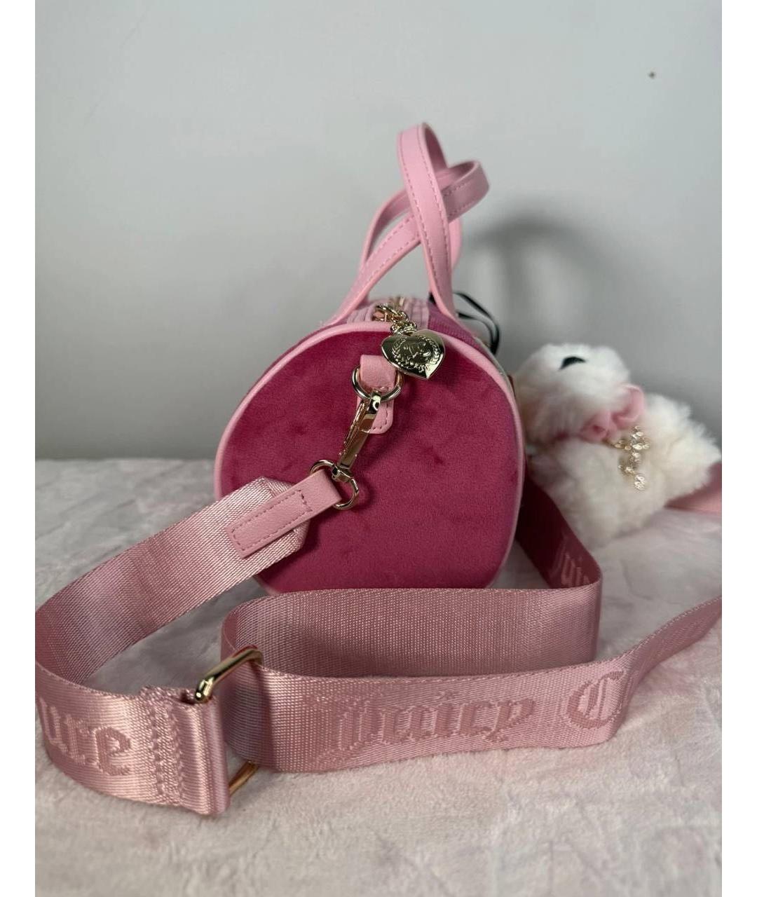 JUICY COUTURE Розовая сумка с короткими ручками, фото 3