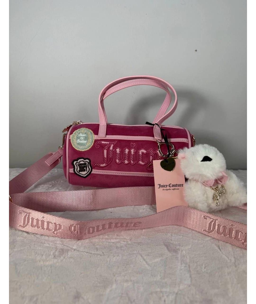 JUICY COUTURE Розовая сумка с короткими ручками, фото 2