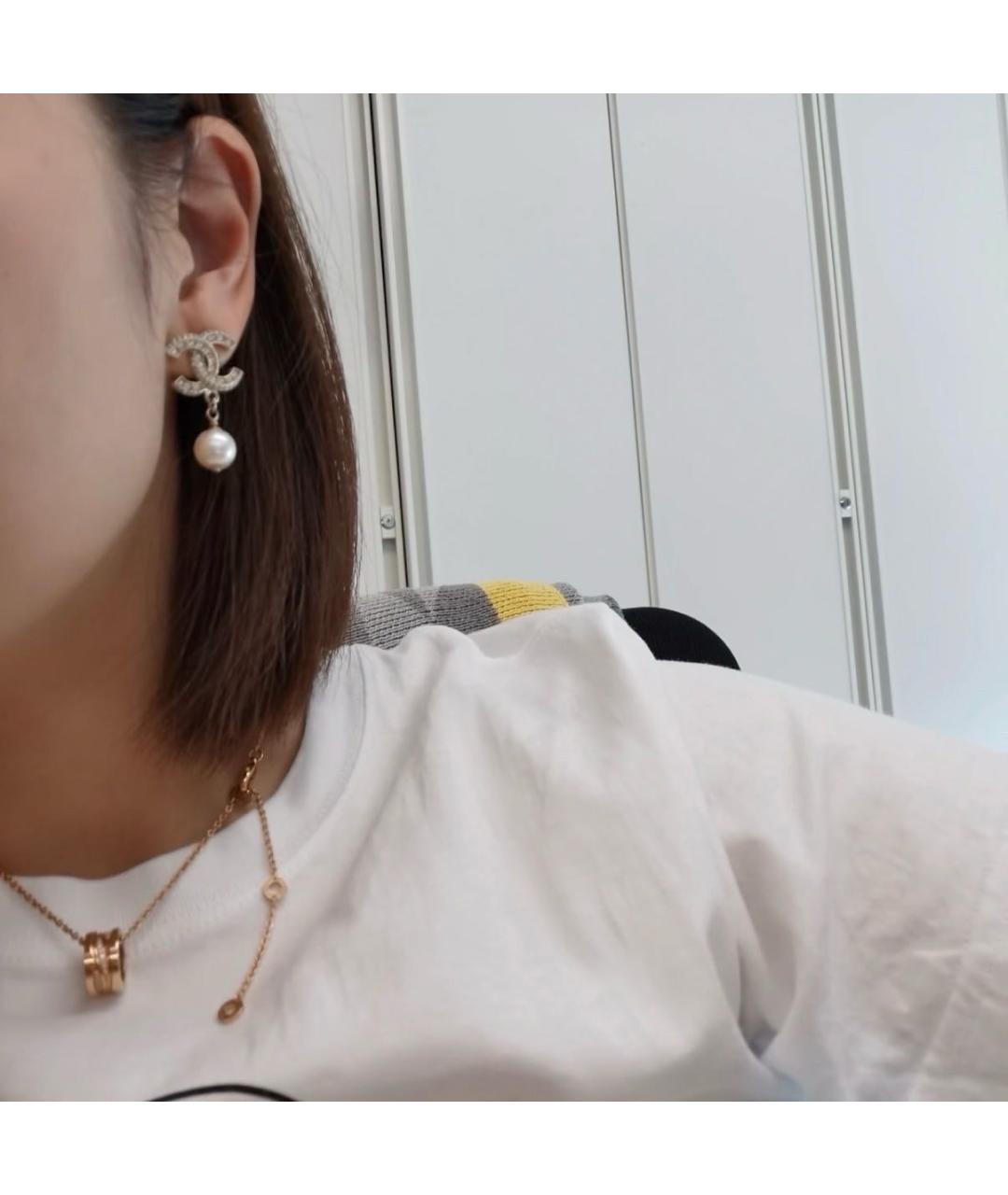 CHANEL Золотые серьги, фото 7
