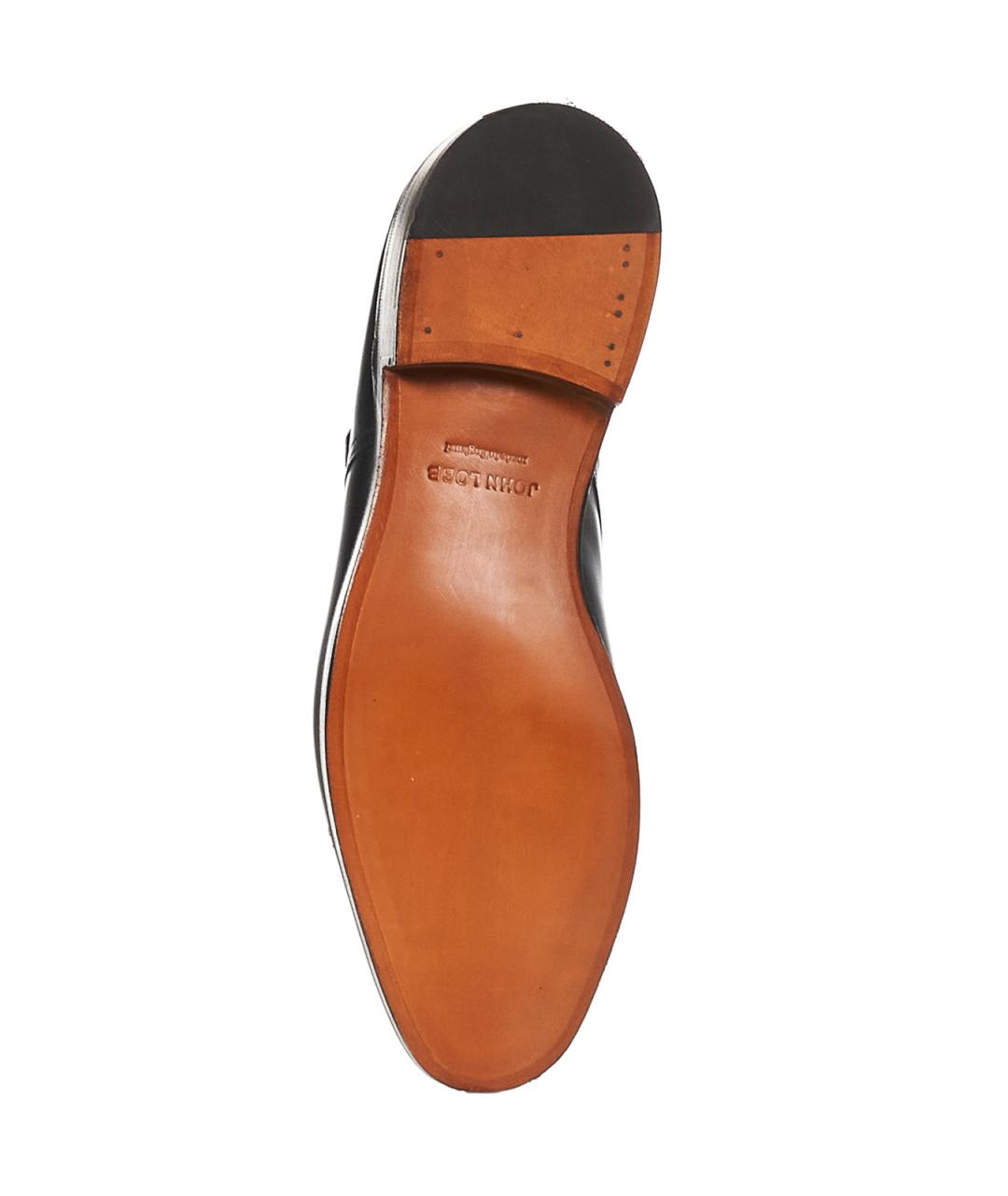 JOHN LOBB Черные кожаные туфли, фото 4