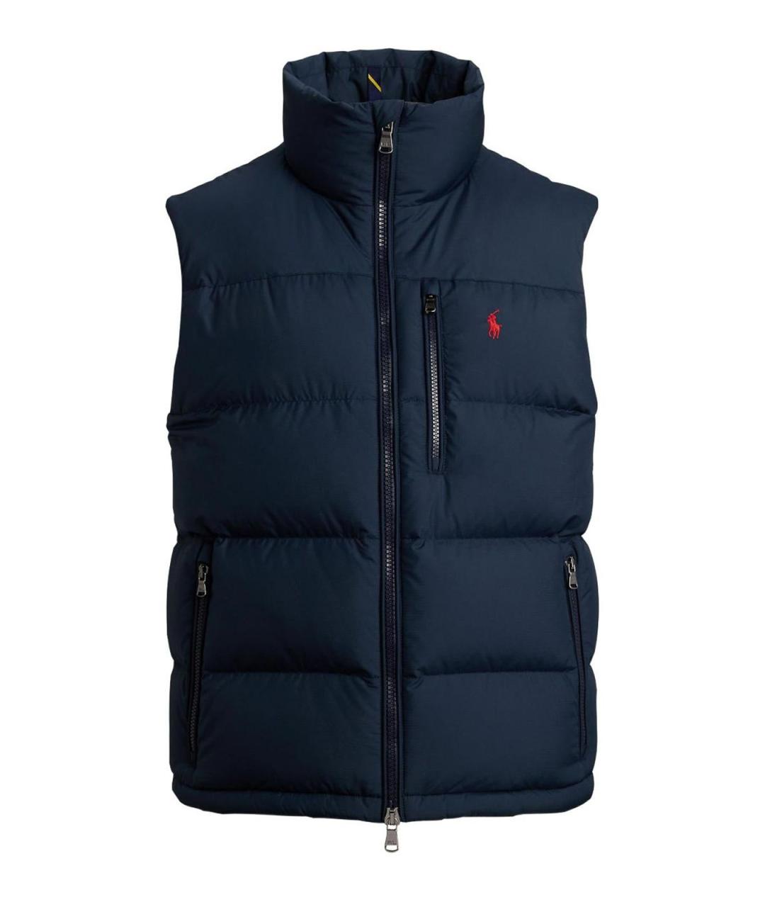 POLO RALPH LAUREN Синий полиэстеровый жилет, фото 1