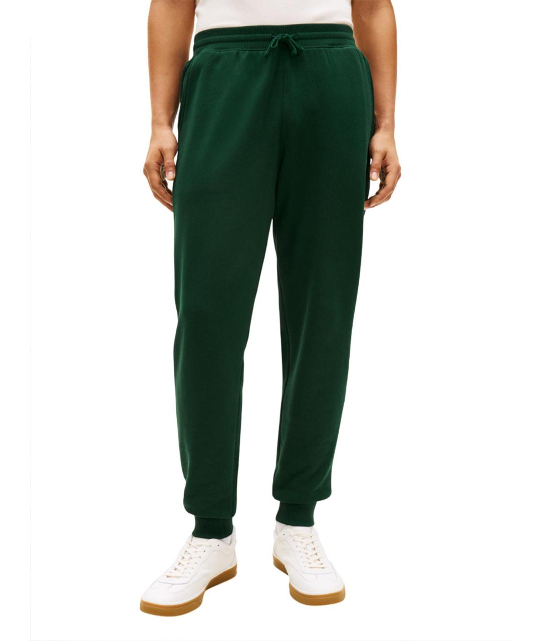 TOMMY HILFIGER Зеленые хлопковые повседневные брюки, фото 2