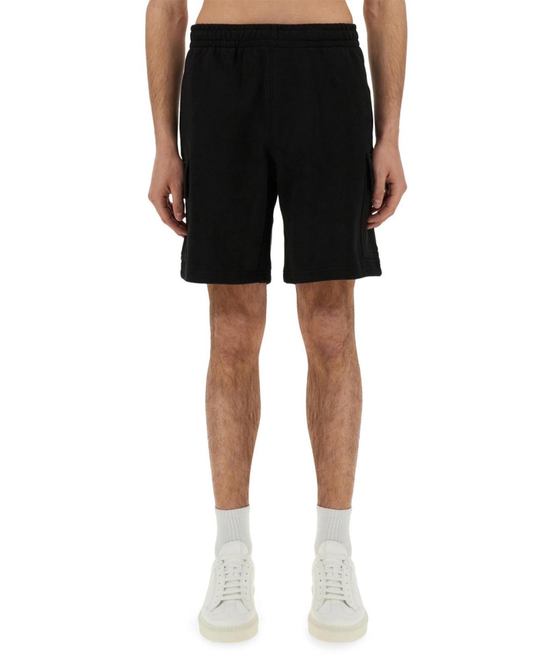 LACOSTE Черные хлопковые шорты, фото 2