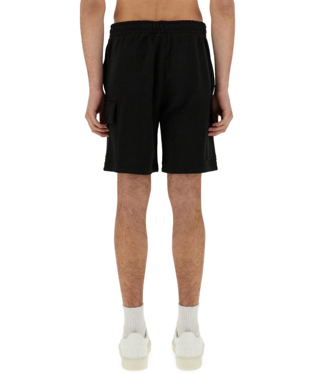LACOSTE Черные хлопковые шорты, фото 4