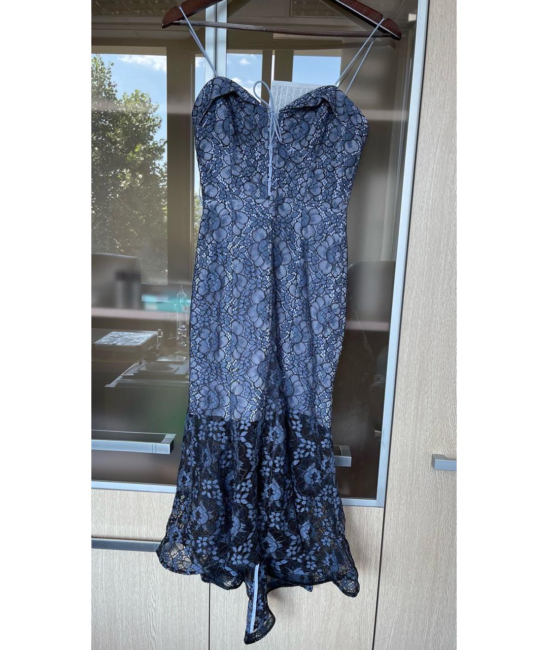 NICHOLAS KIRKWOOD Темно-синее коктейльное платье, фото 9