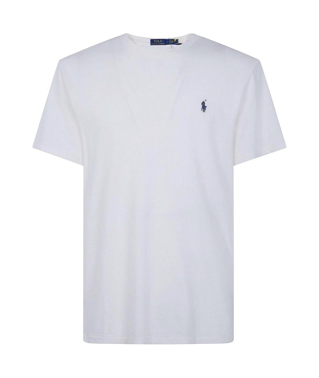 POLO RALPH LAUREN Белая хлопковая футболка, фото 1