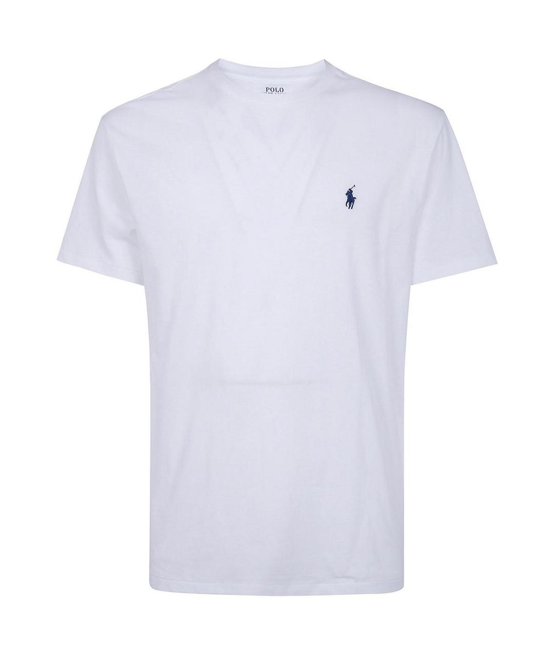 POLO RALPH LAUREN Белая хлопковая футболка, фото 1