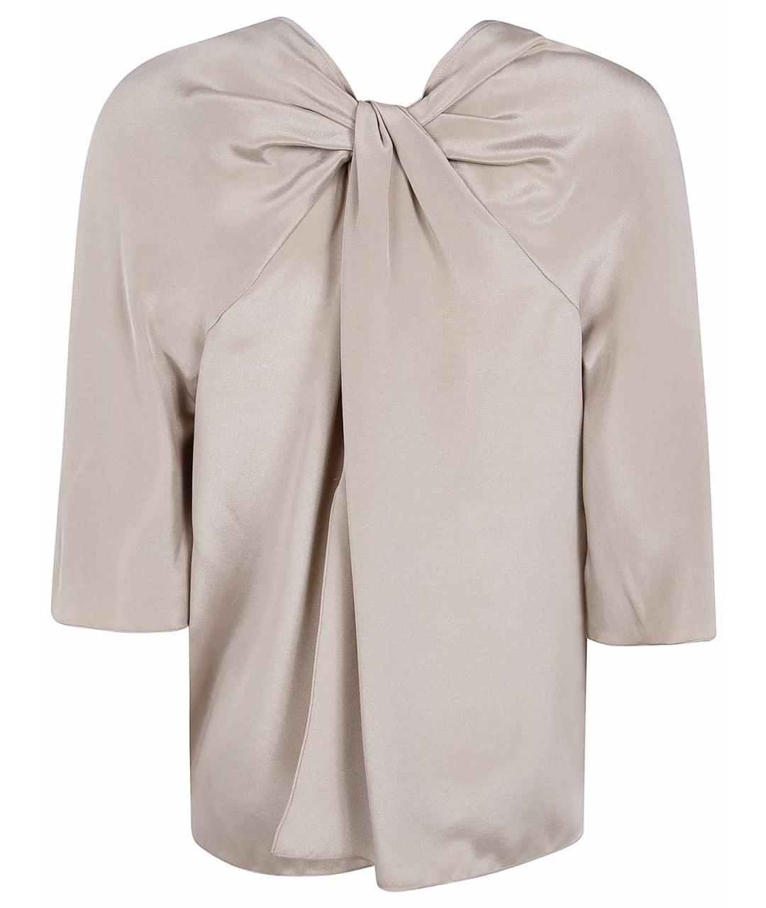 MAX MARA Розовая шелковая блузы, фото 2