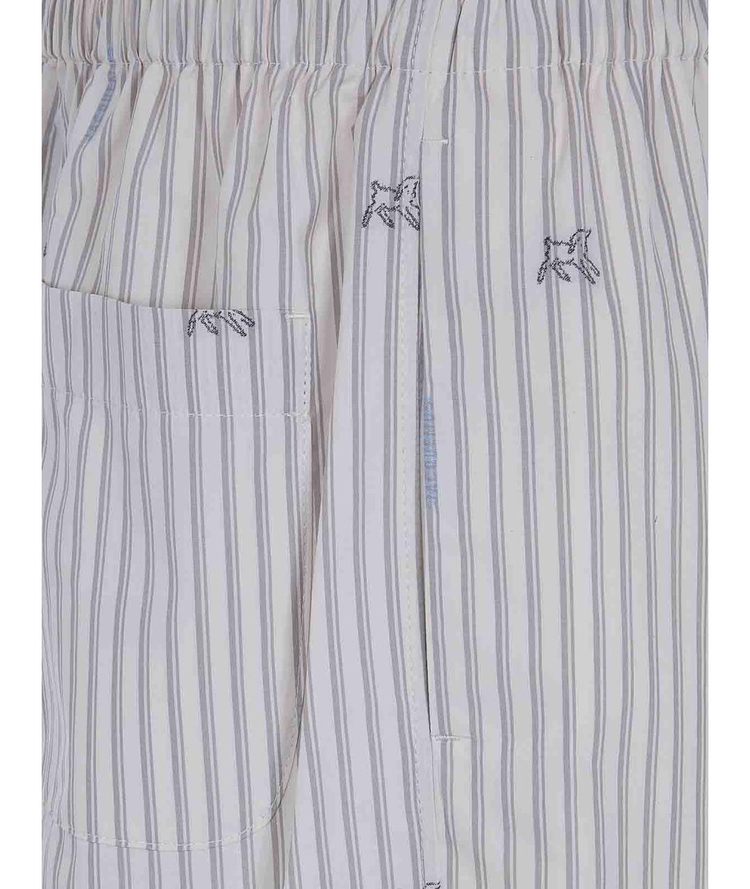 JACQUEMUS Розовые хлопковые повседневные брюки, фото 3