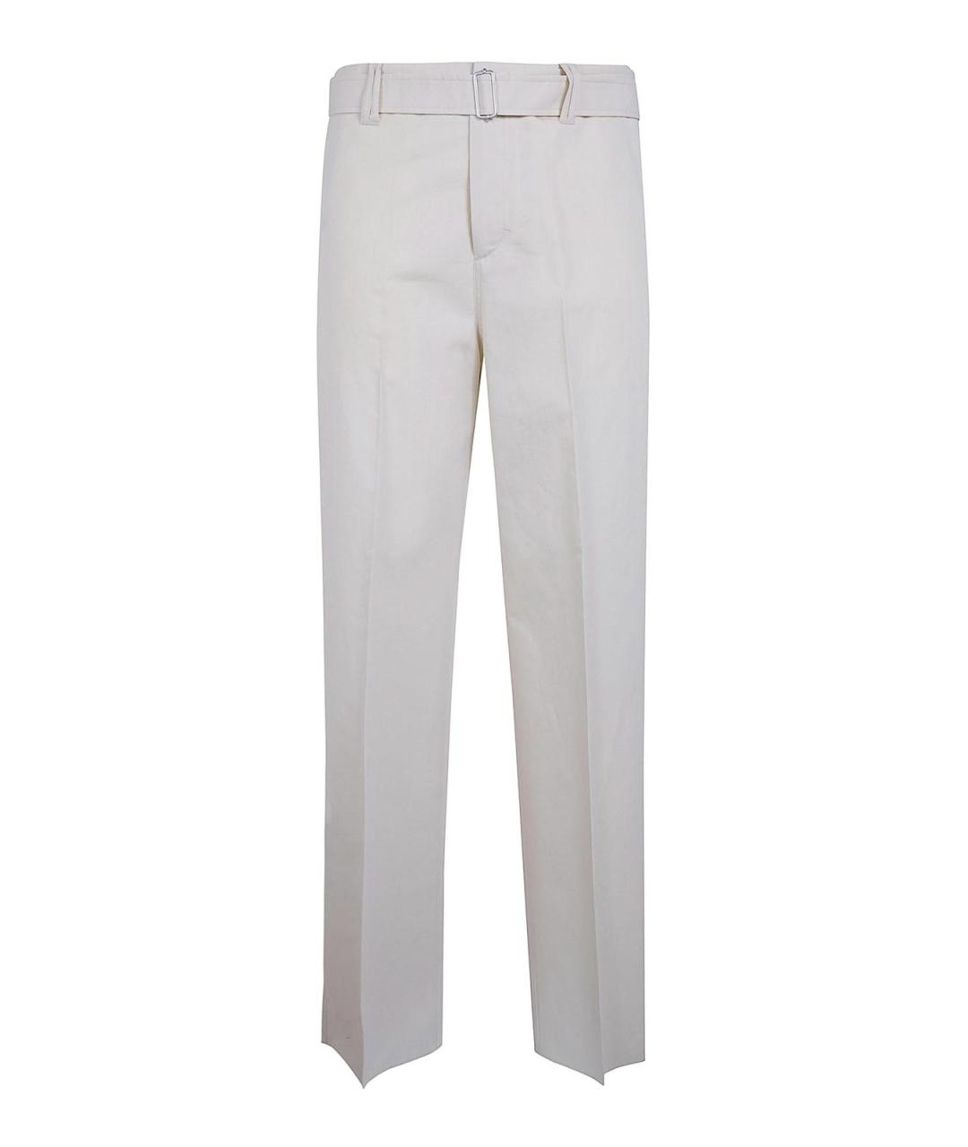 LARDINI Розовые хлопковые повседневные брюки, фото 1