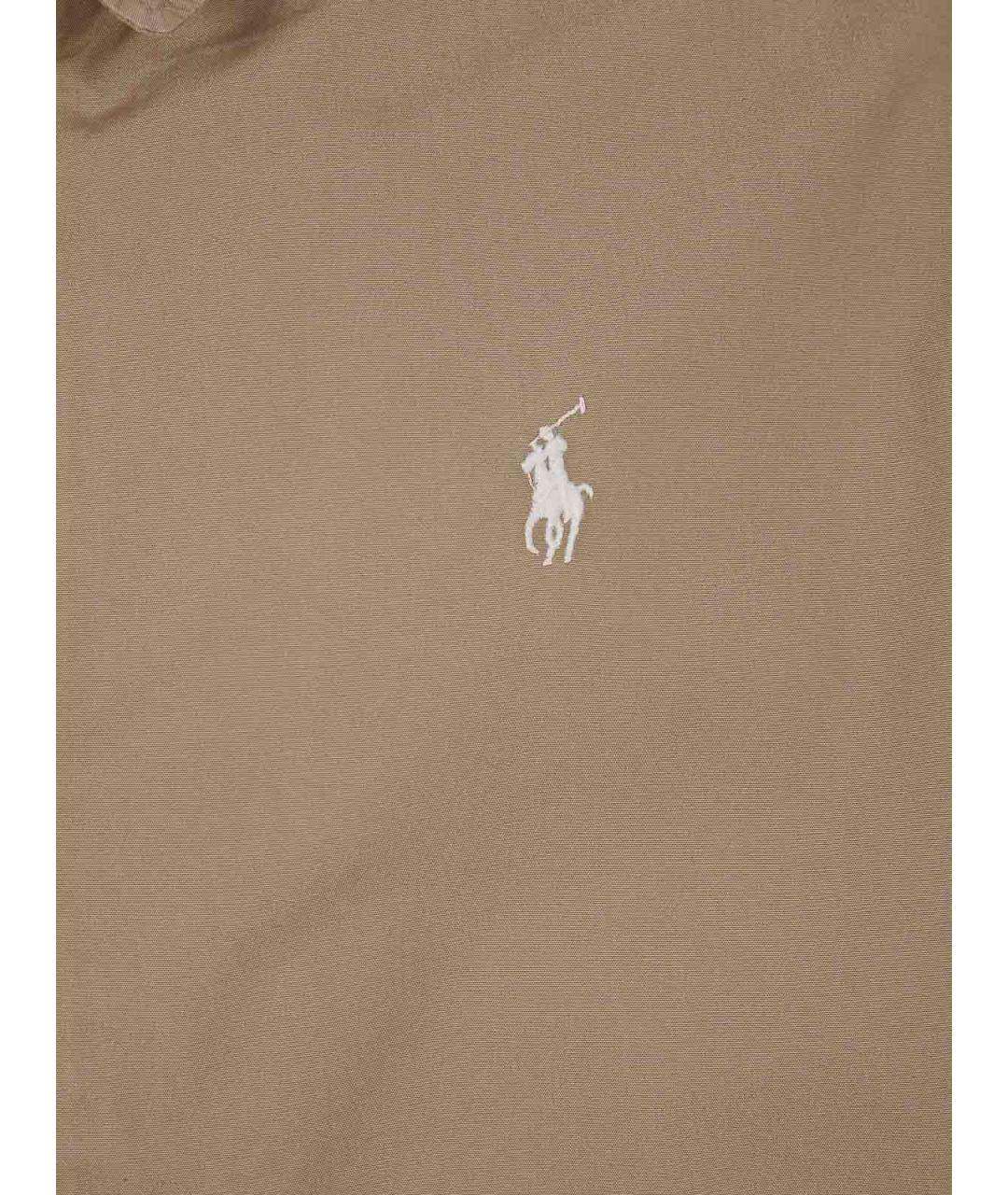POLO RALPH LAUREN Коричневая хлопковая куртка, фото 2