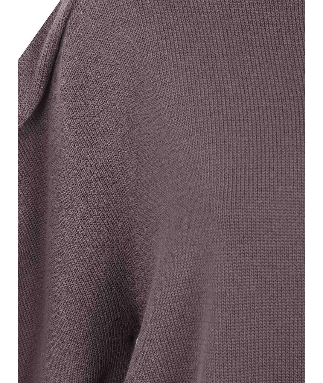 ISSEY MIYAKE Коричневый полиэстеровый кардиган, фото 3