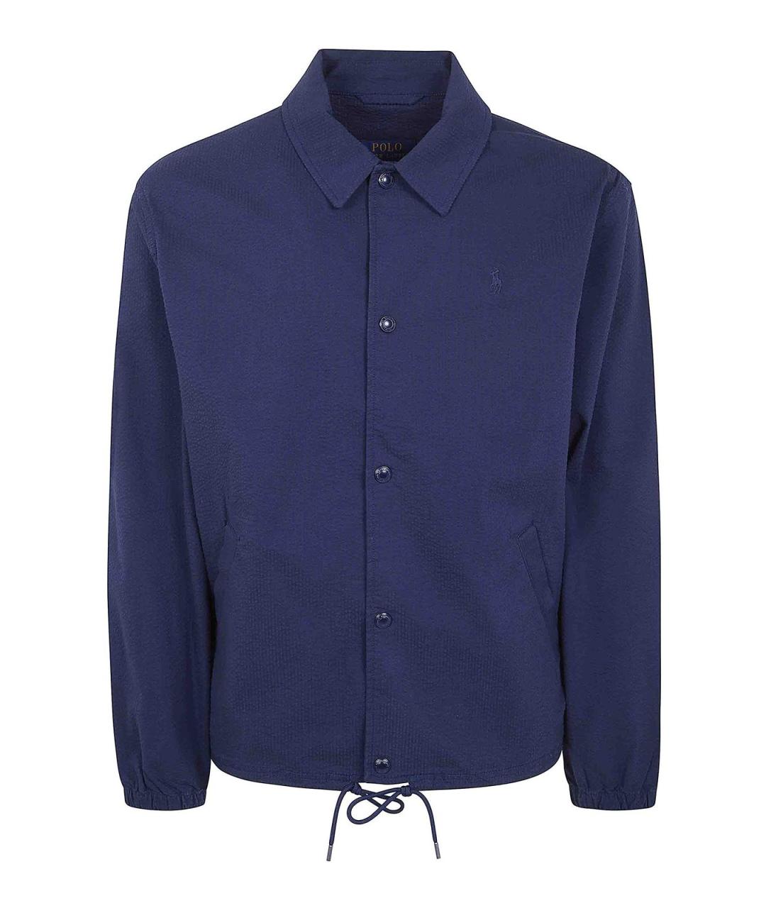 POLO RALPH LAUREN Синяя полиэстеровая куртка, фото 1