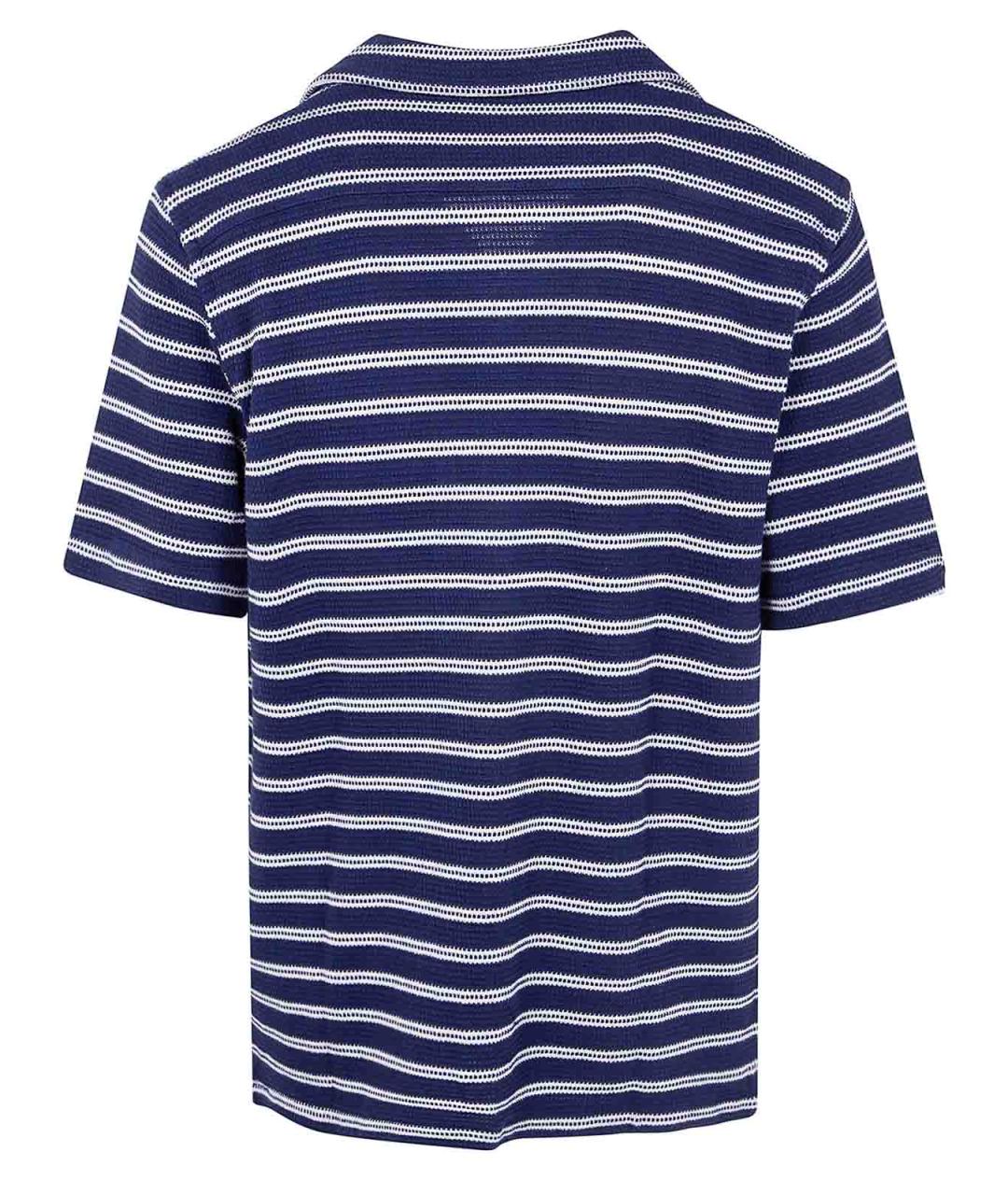 POLO RALPH LAUREN Синяя хлопко-полиэстеровая кэжуал рубашка, фото 2