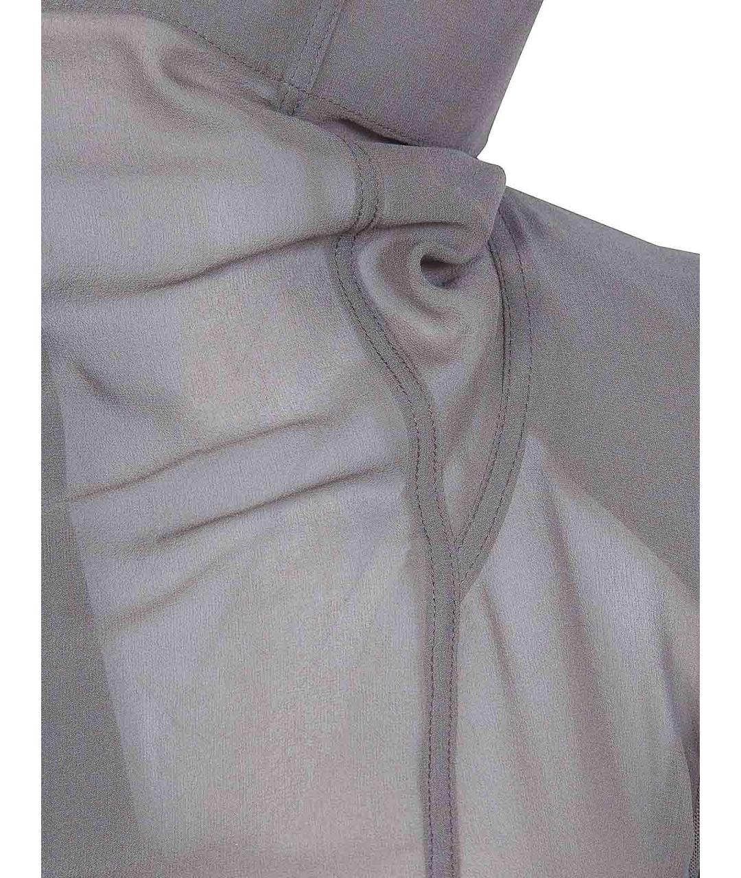 RICK OWENS Серая полиамидовая куртка, фото 3