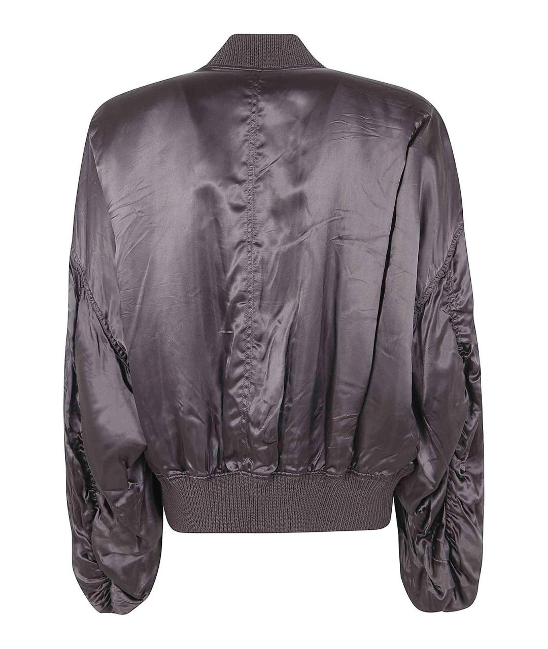 RICK OWENS Серая вискозная куртка, фото 2