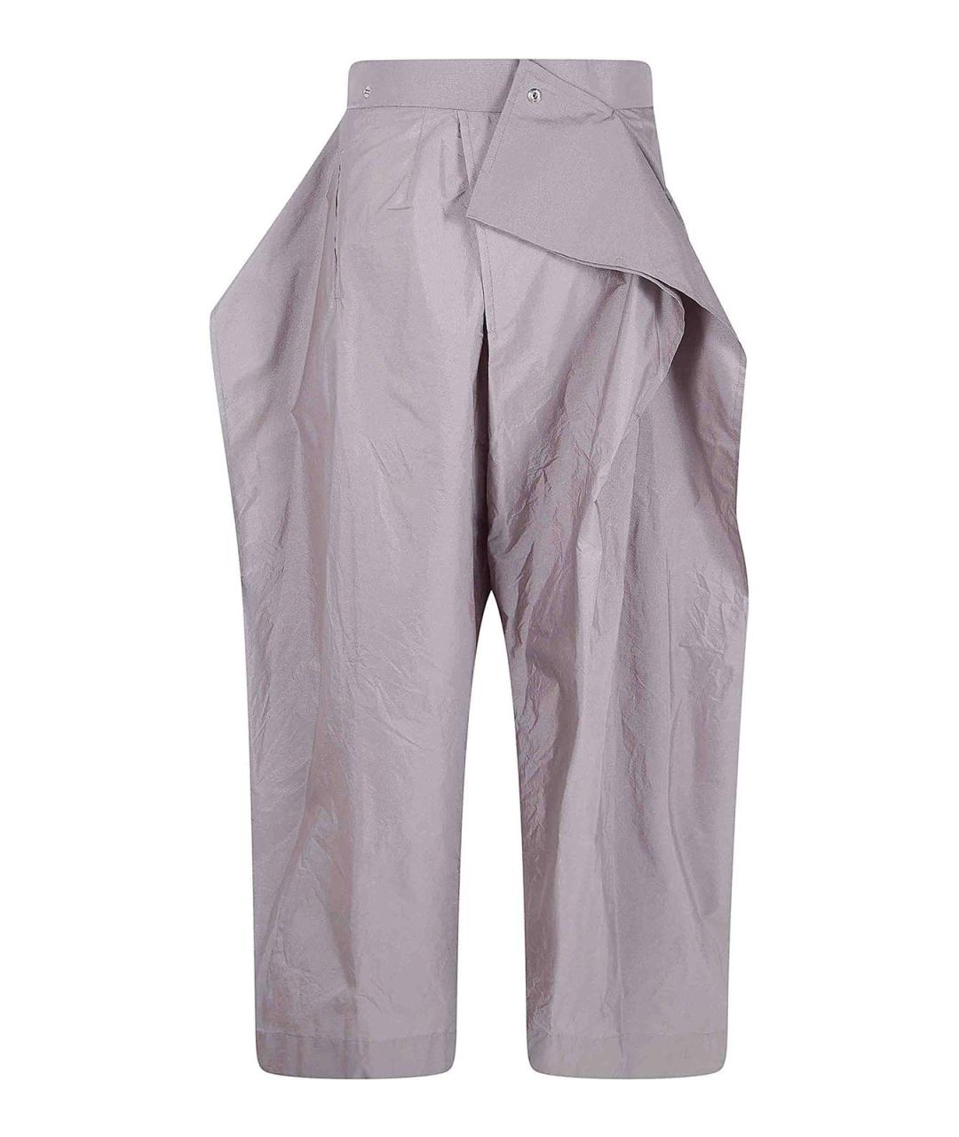 ISSEY MIYAKE Серые полиэстеровые брюки широкие, фото 2