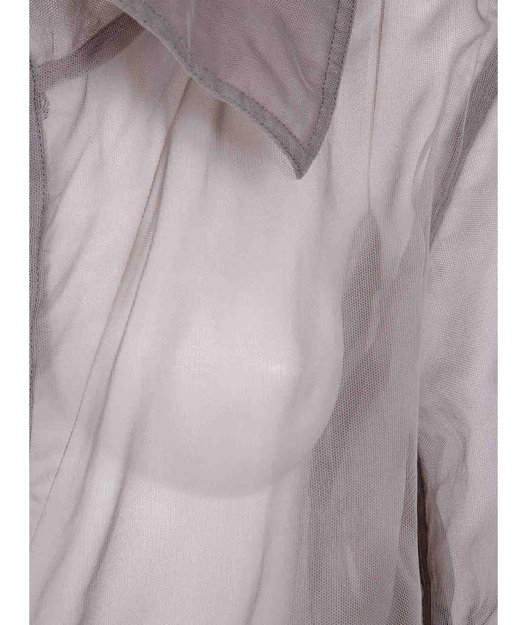 RICK OWENS Серая полиамидовая куртка, фото 3