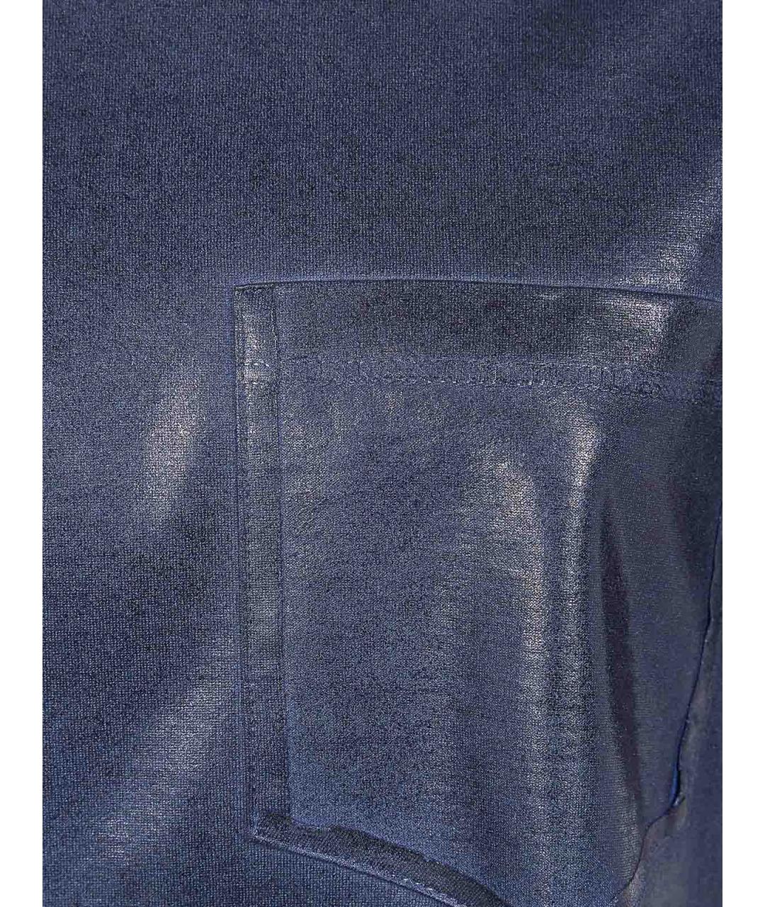 MAISON MARGIELA Синяя хлопковая футболка, фото 2