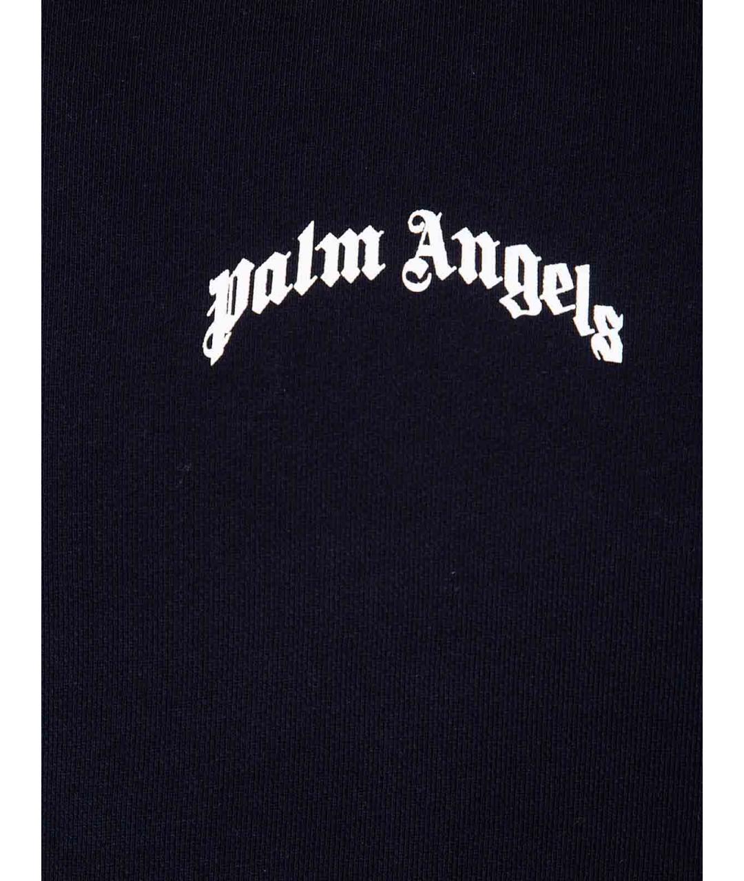 PALM ANGELS Черный хлопковый джемпер / свитер, фото 3