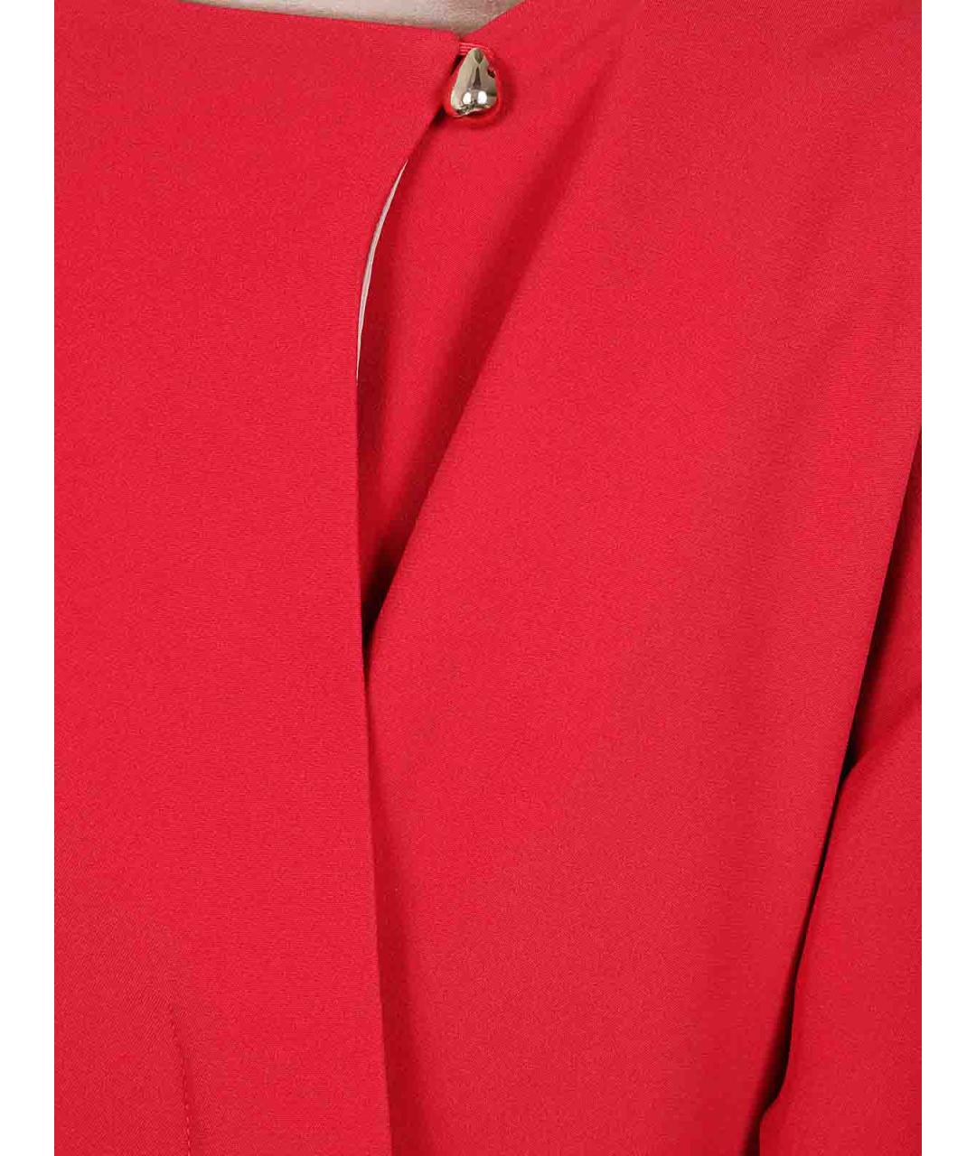 Carven Красное вискозное платье, фото 3