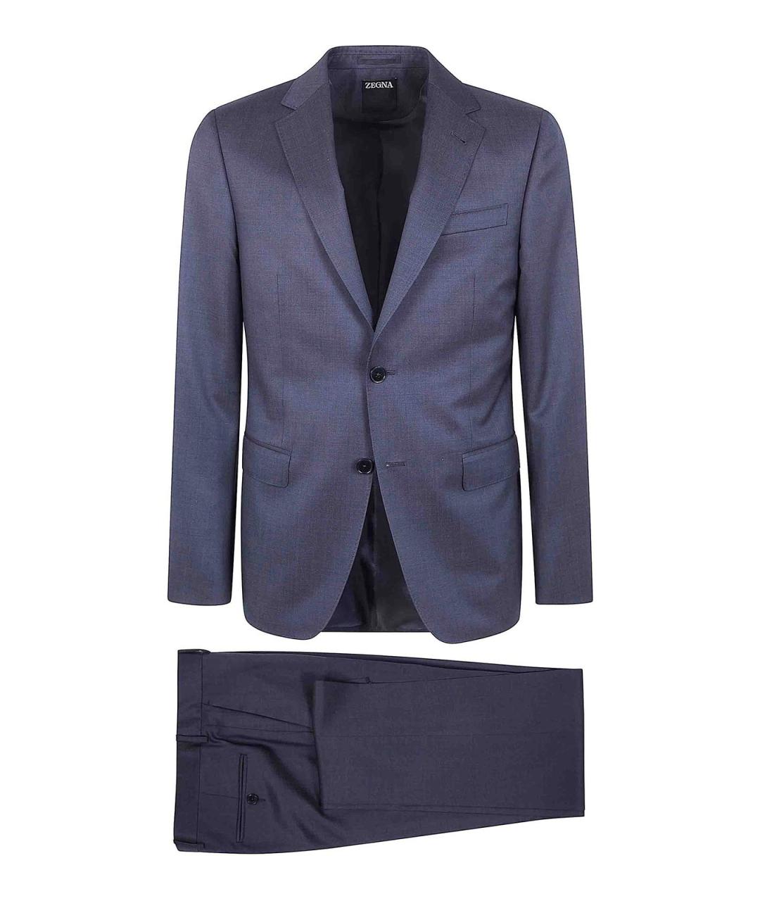 ZEGNA Серый классический костюм, фото 1