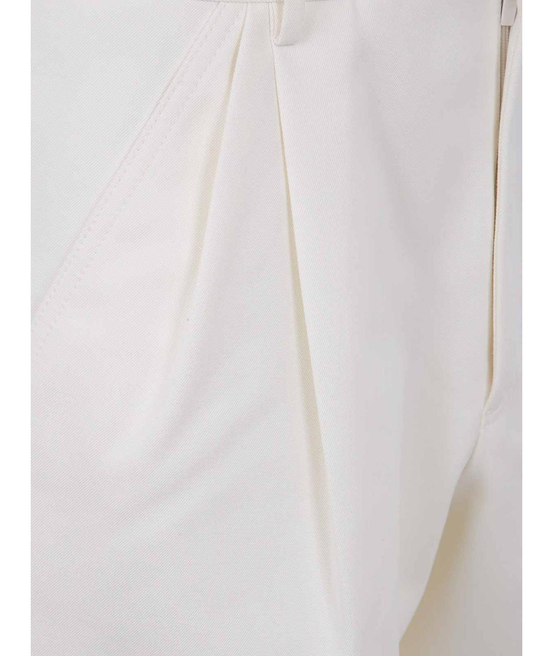 BRUNELLO CUCINELLI Розовые хлопковые повседневные брюки, фото 3