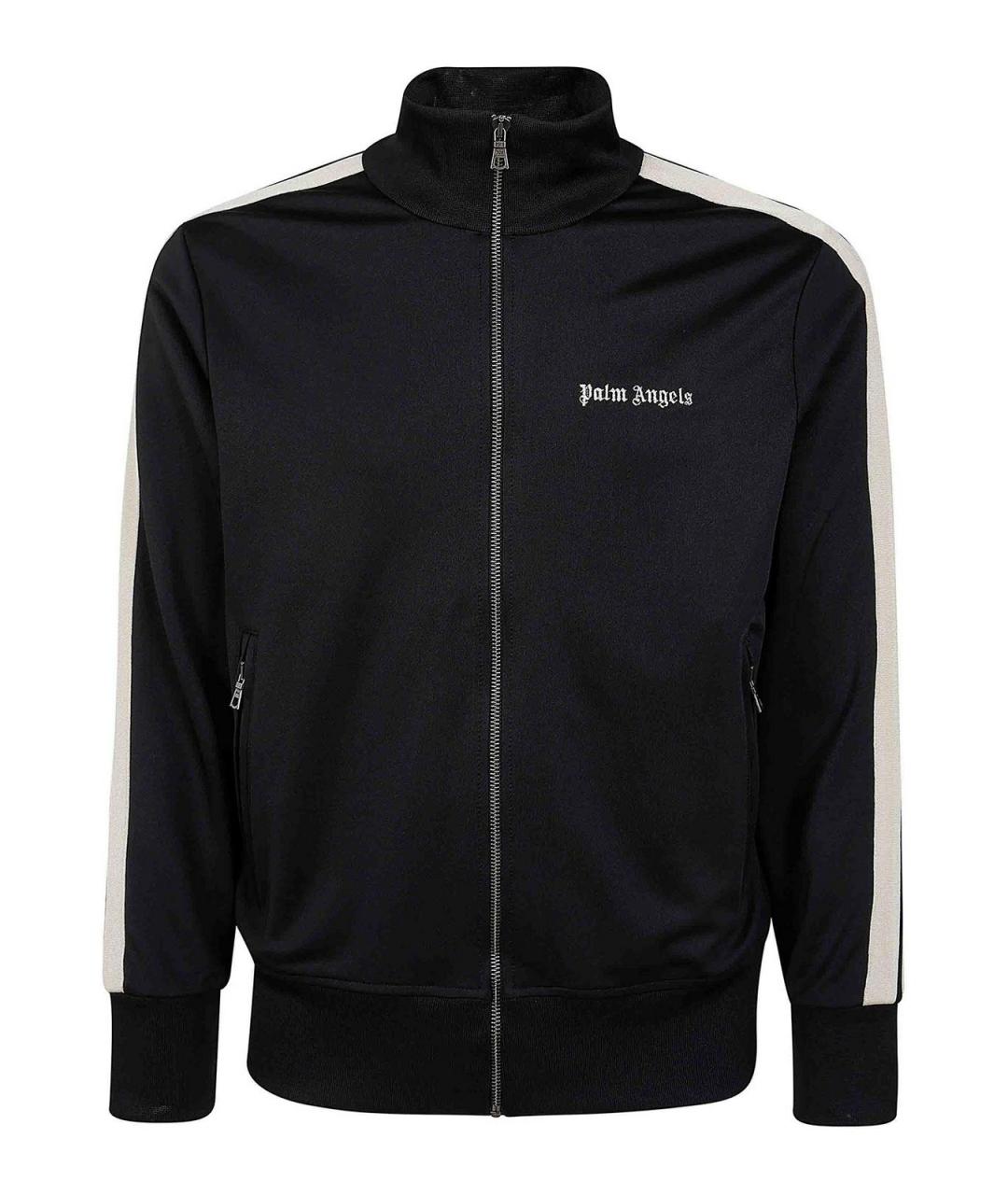 PALM ANGELS Черная полиэстеровая спортивная куртка, фото 1
