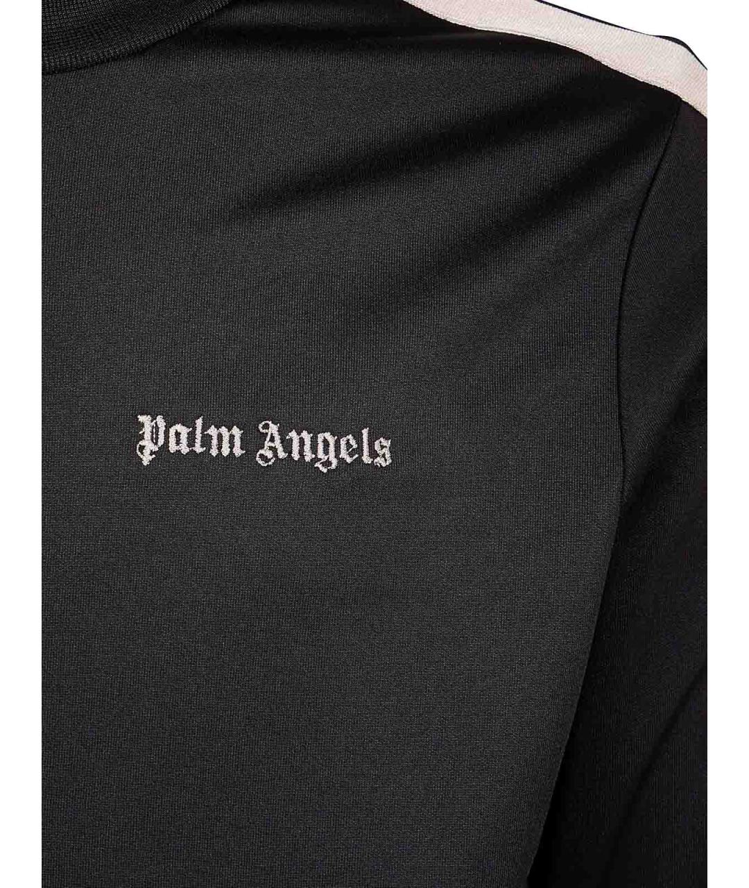 PALM ANGELS Черная полиэстеровая спортивная куртка, фото 3