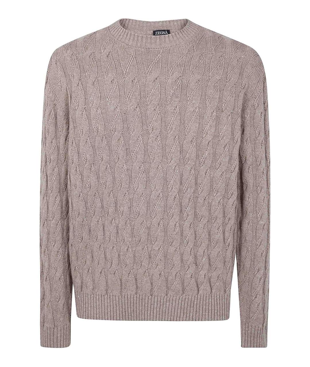 ZEGNA Розовый кашемировый джемпер / свитер, фото 1