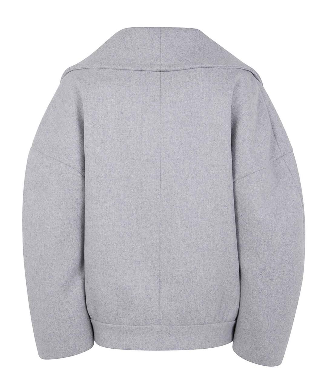 BALMAIN Серая шерстяная куртка, фото 2