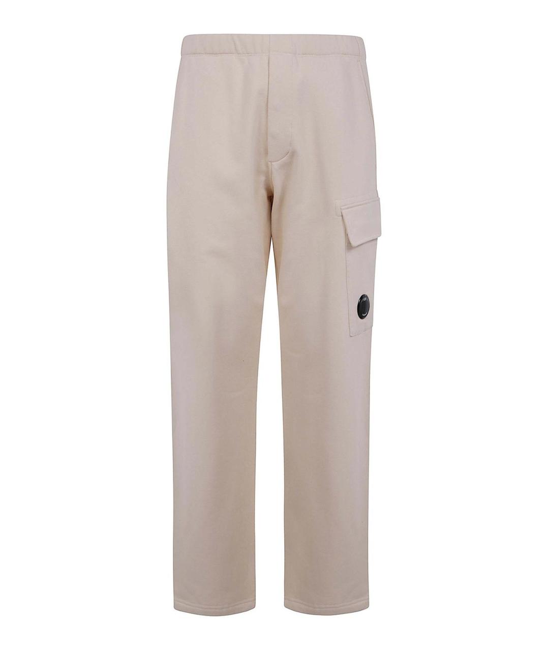CP COMPANY Бежевые хлопковые повседневные брюки, фото 1