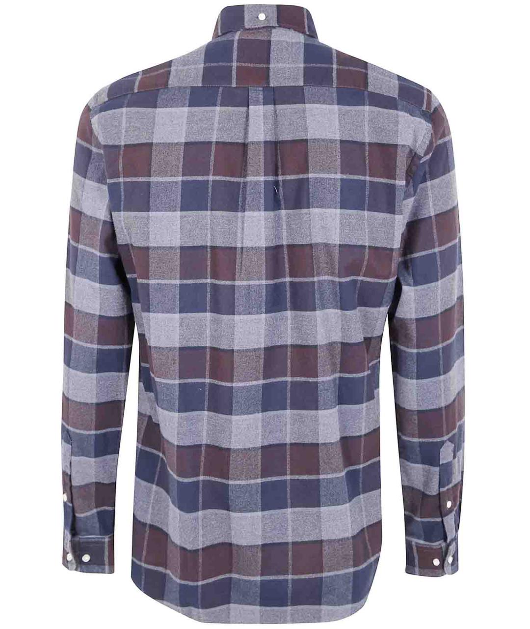 BARBOUR Коричневая хлопковая кэжуал рубашка, фото 2
